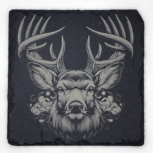 deer_coaster_slate_square deer_coaster_slate_square